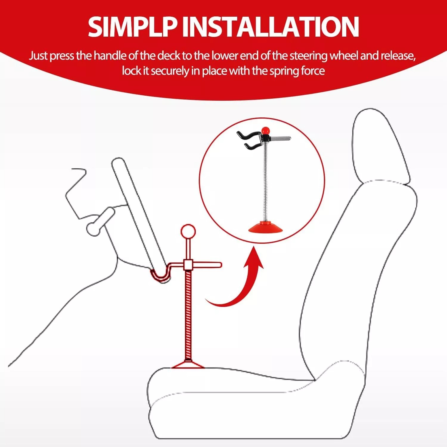 Car Steering Wheel Holder Alignment Adjustable Tool Replace for Truck Buses Vans