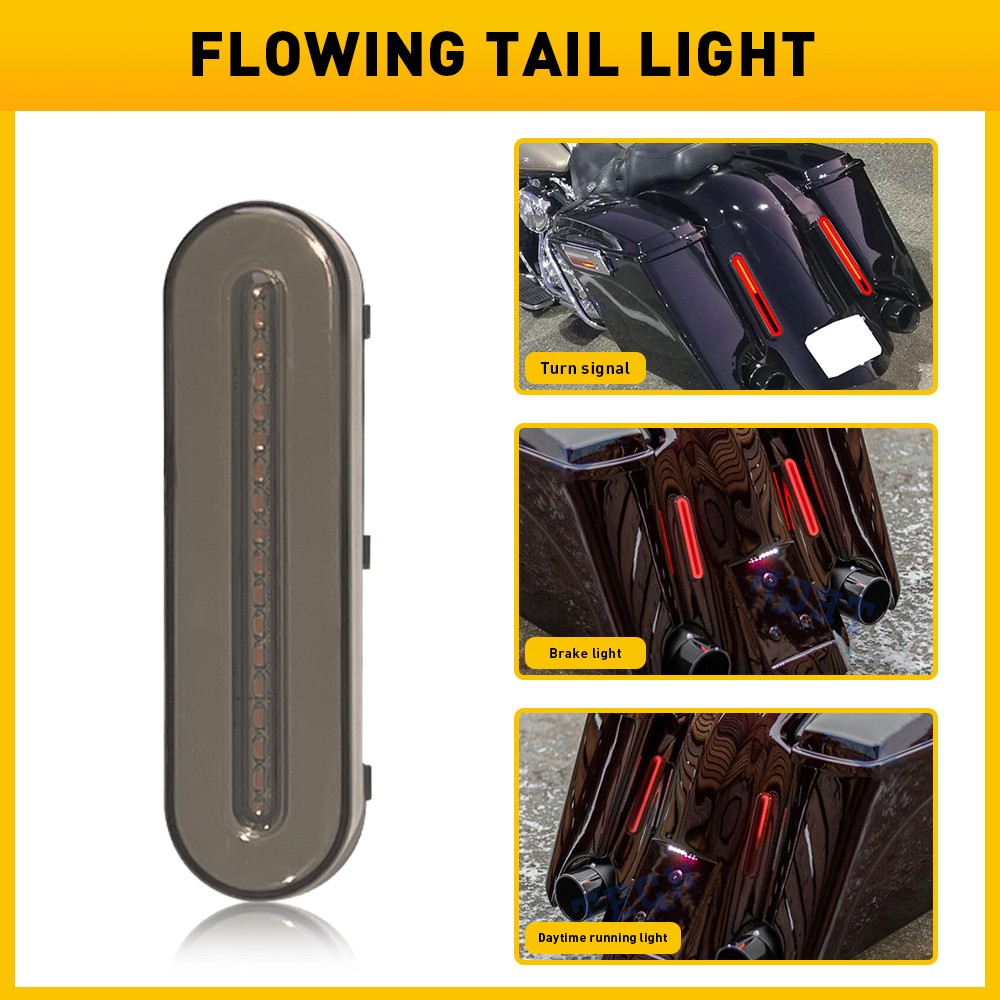 Waterproof White 4"Inch 16-LED Round Truck Tail Trailer Stop Turn Brake Light US