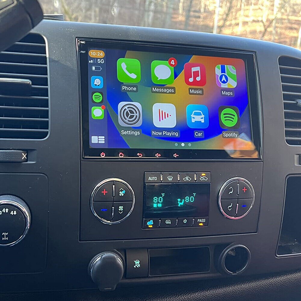 CarPlay Car Radio For Chevrolet Silverado 2007 2008 2009 2010 2011-2013 GPS Navi