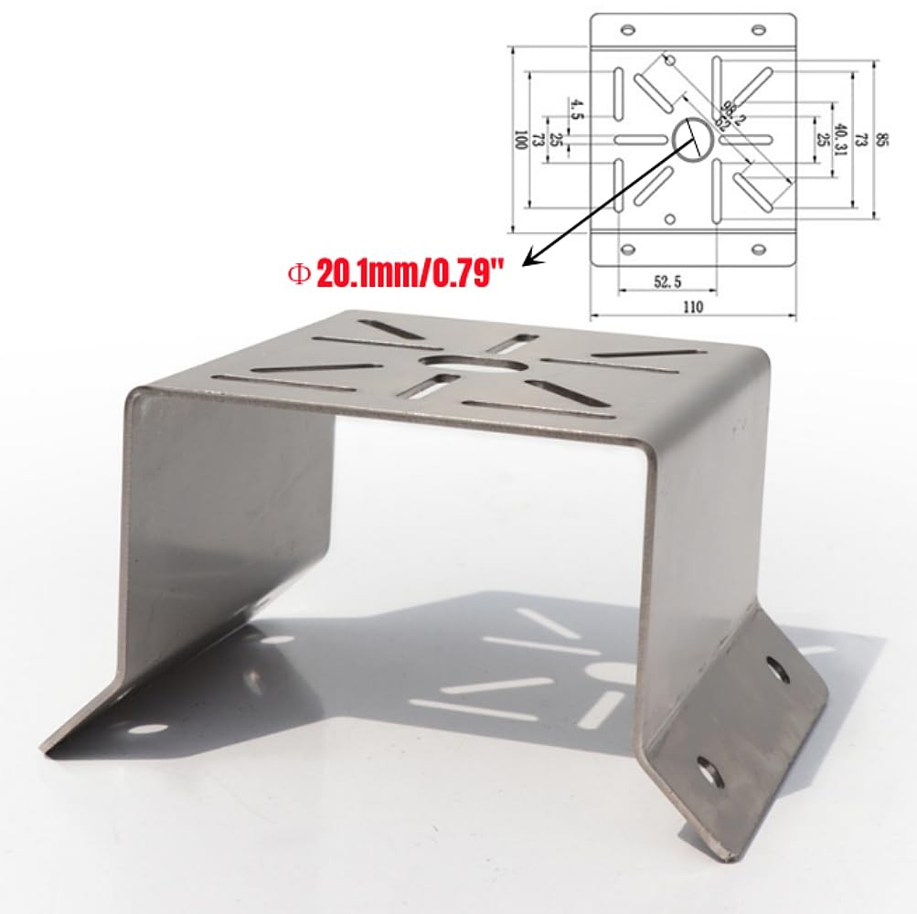 Coolotic CCTV Security Camera Corner Mount Bracket, Stainless Steel Wall Corn...