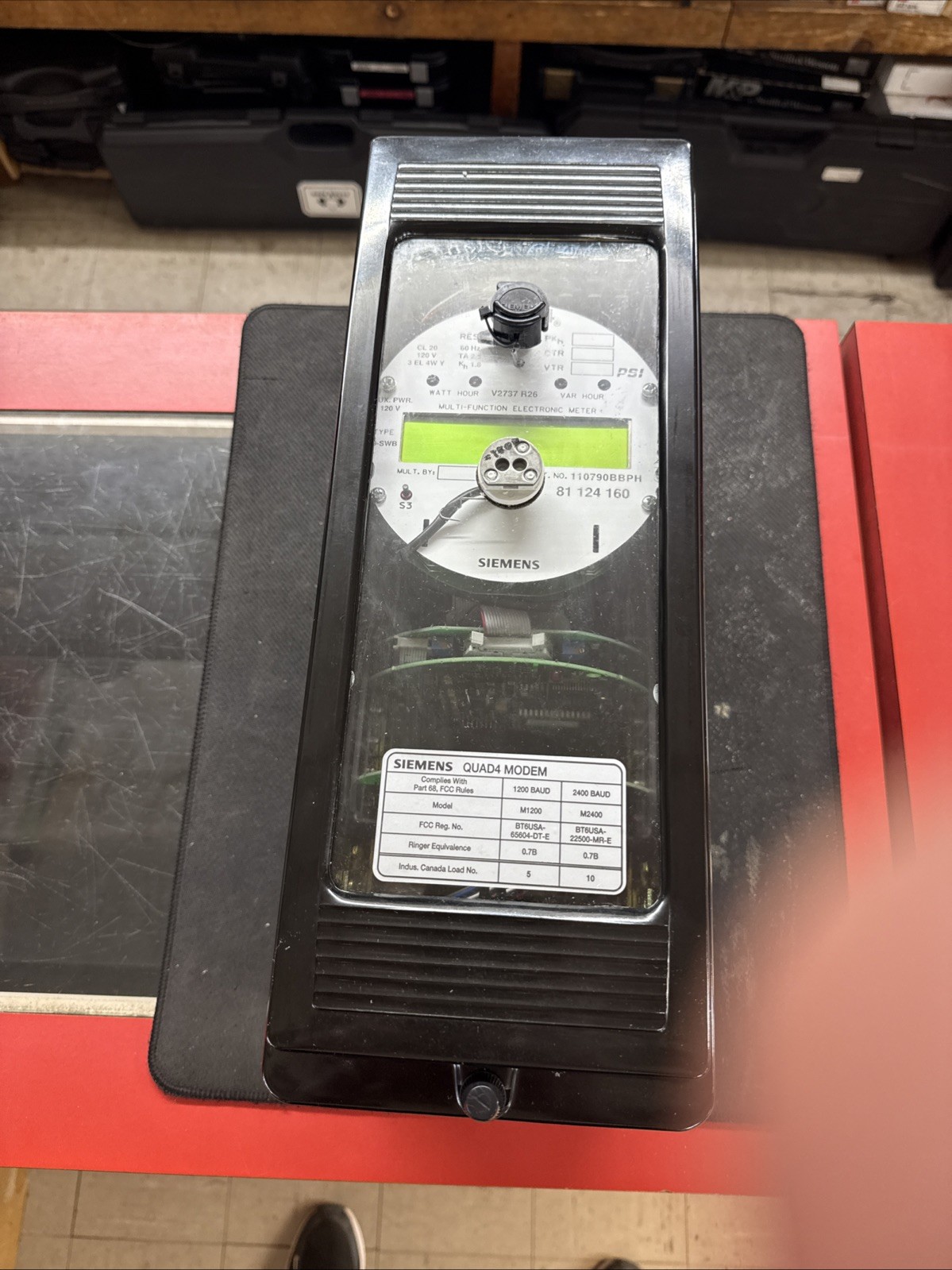SIEMENS Panel Meter Quad4 Modem 110790BBPH / 110790BBPH