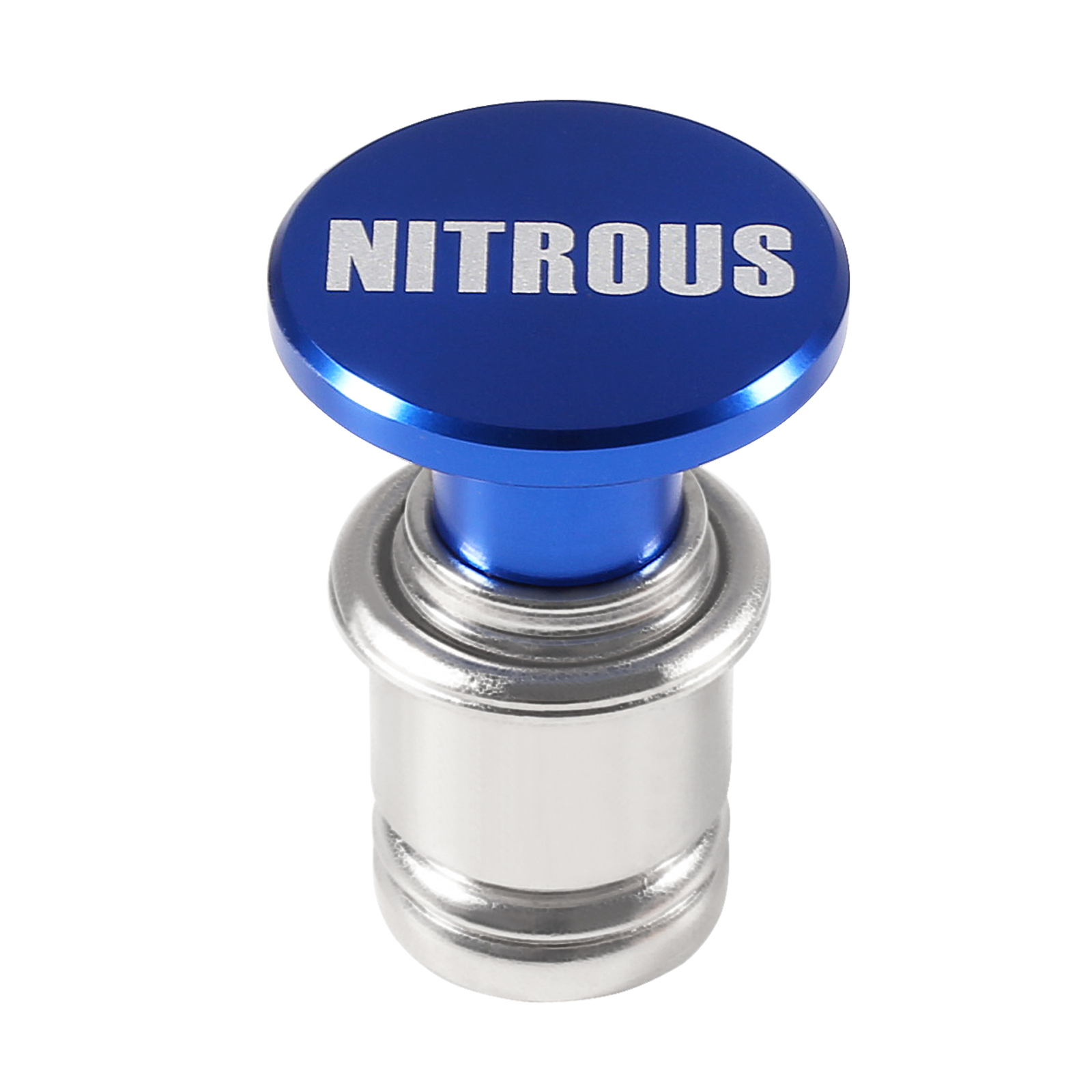 NITROUS Button Car Cigarette Lighter Anodized Aluminum 12V Lighter Replacement