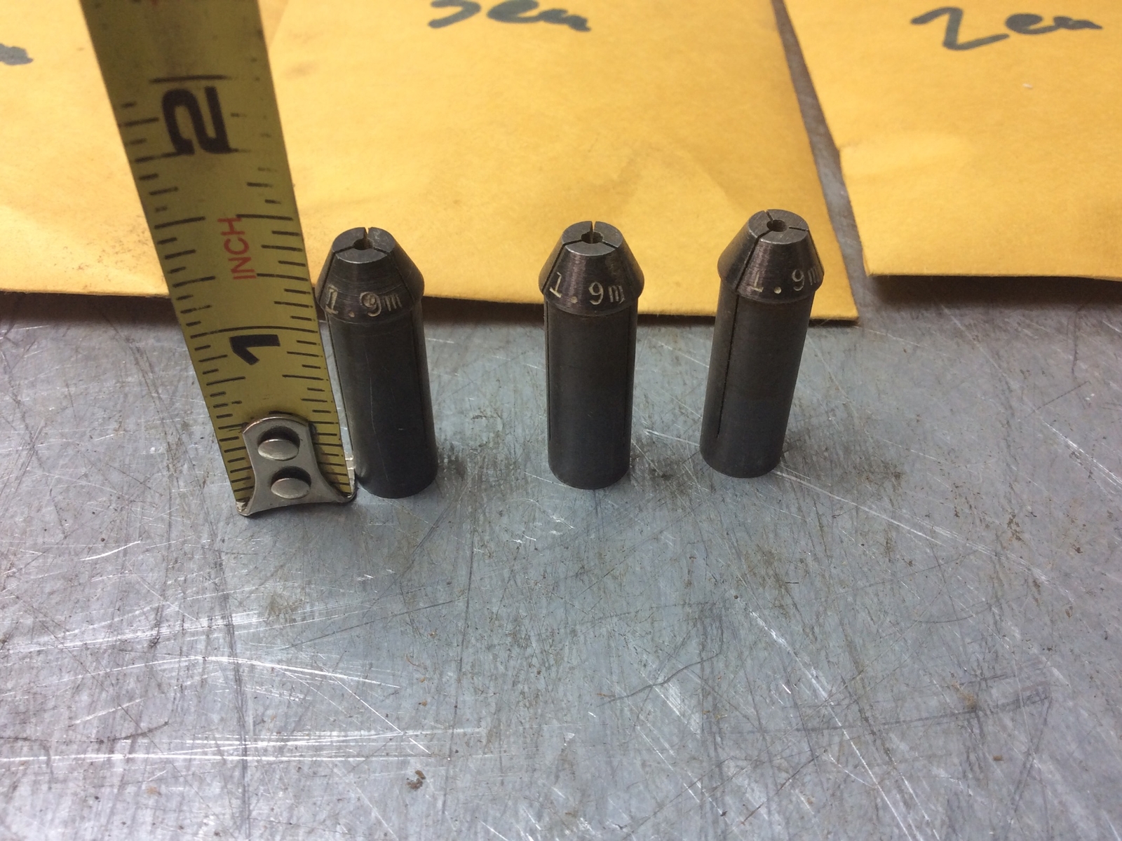 Black Diamond Drill Bit Sharpener Grinder 3/8” OD Collets Metric $7ea
