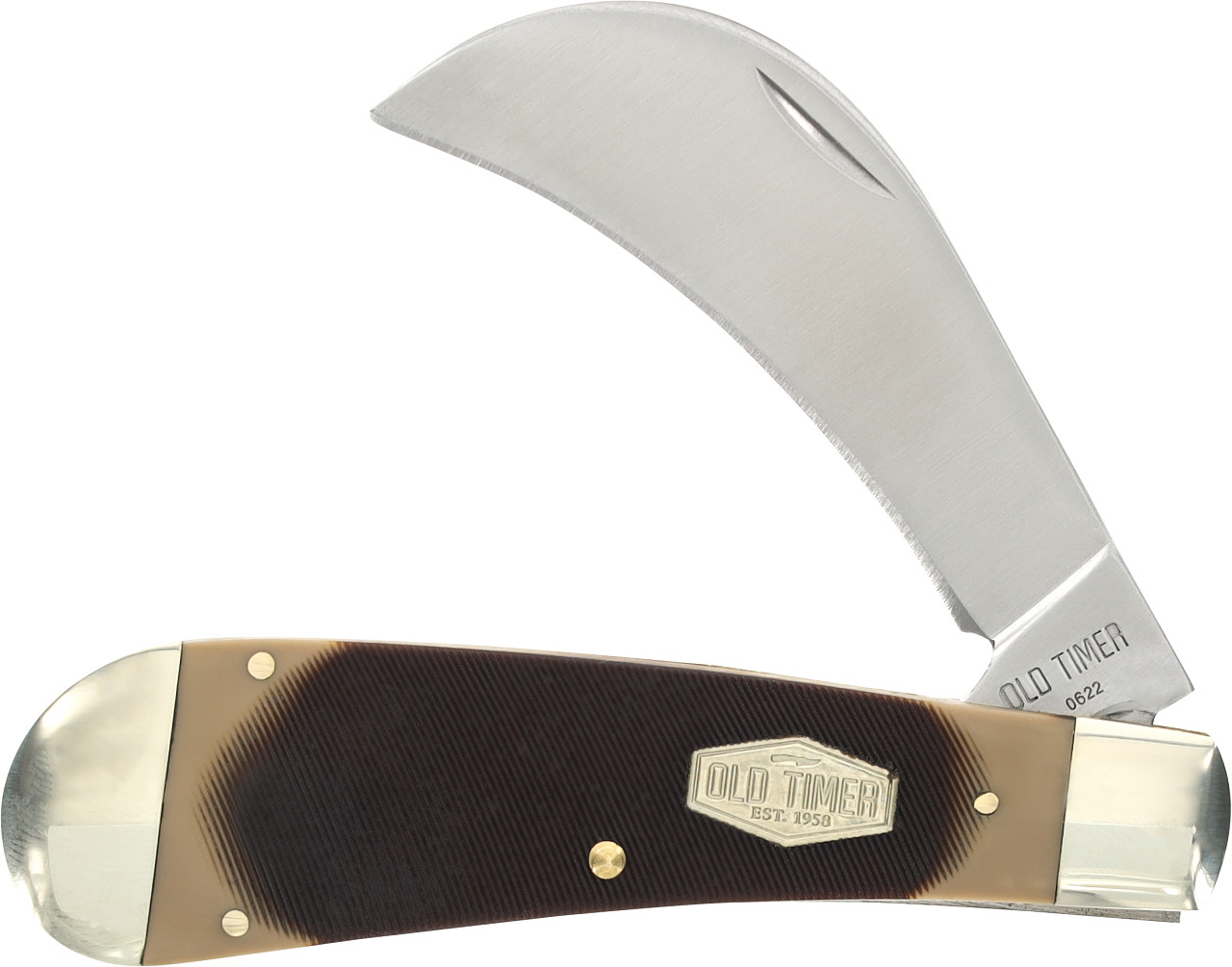 Schrade Old Timer Delrin Hawkbill Pruner Folder 16OT - 1187208