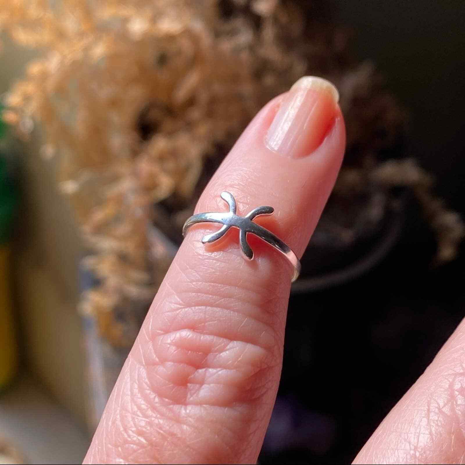 Pisces Sterling Silver Toe Ring