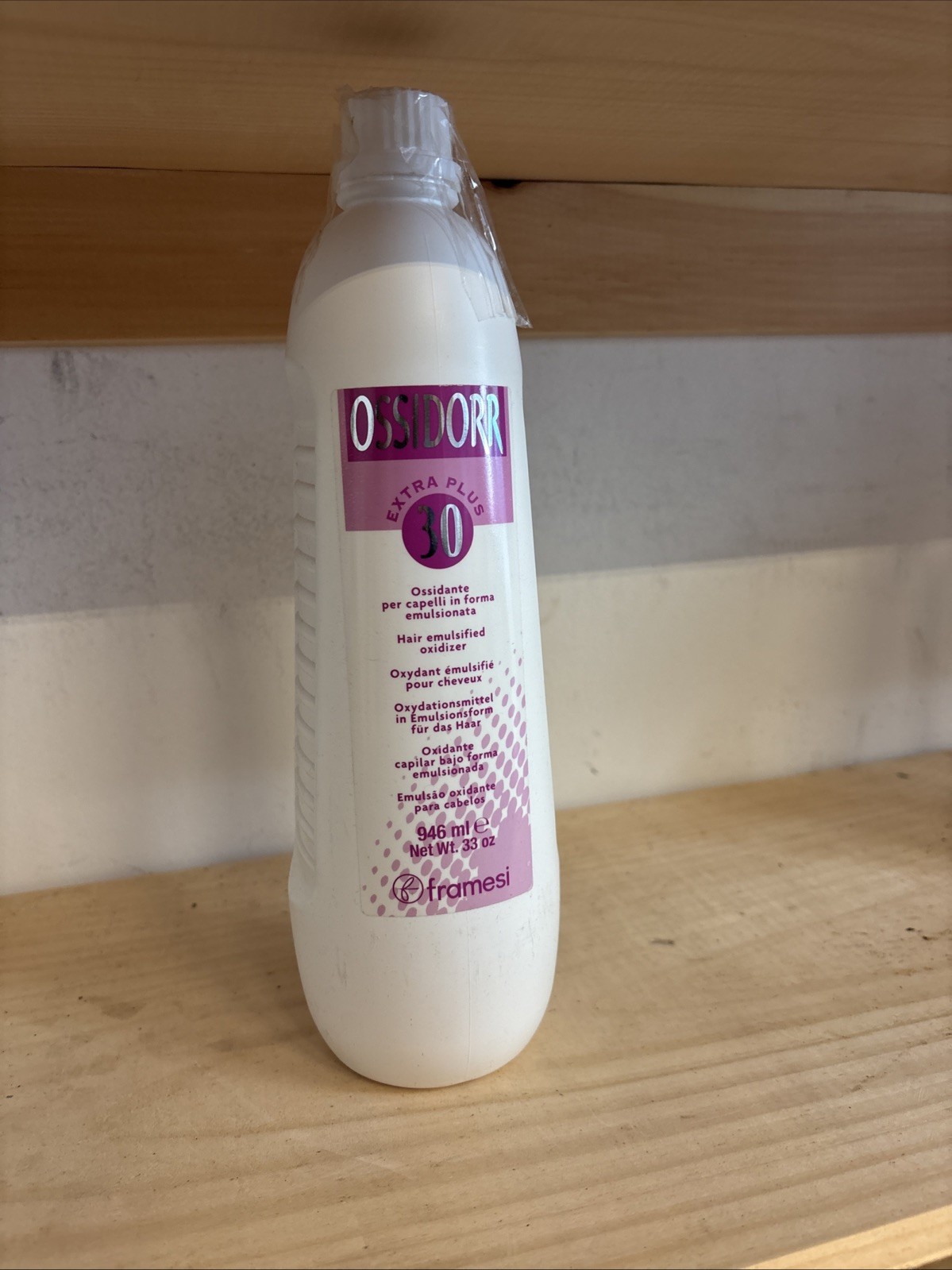 Framesi Ossidorr Hair Emulsified Oxidizer Developer 33oz  EXTRA PLUS 30