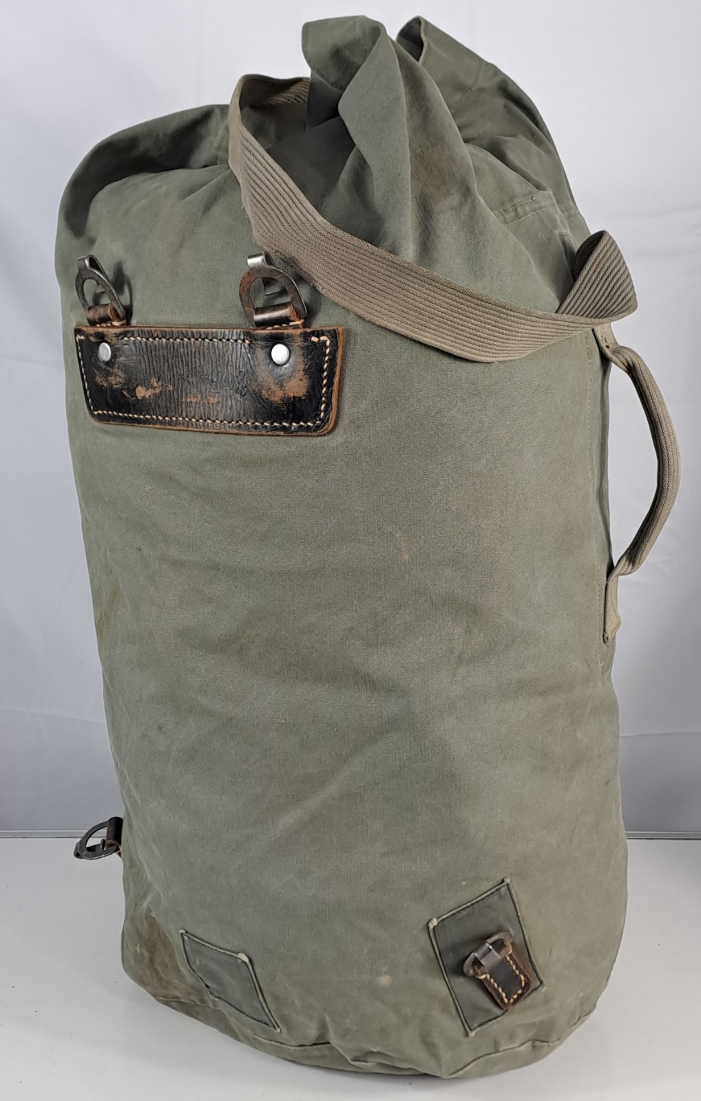 1960's Genuine Surplus Austrian Vintage Kit bag Cotton Canvas Repaired G2 (1633)