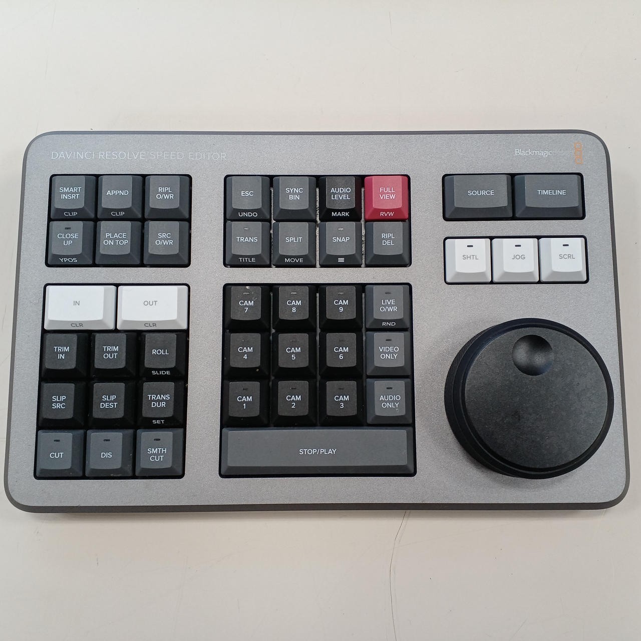 Blackmagic Design DaVinci Resolve Speed Editor Editing Keyboard Console Junk