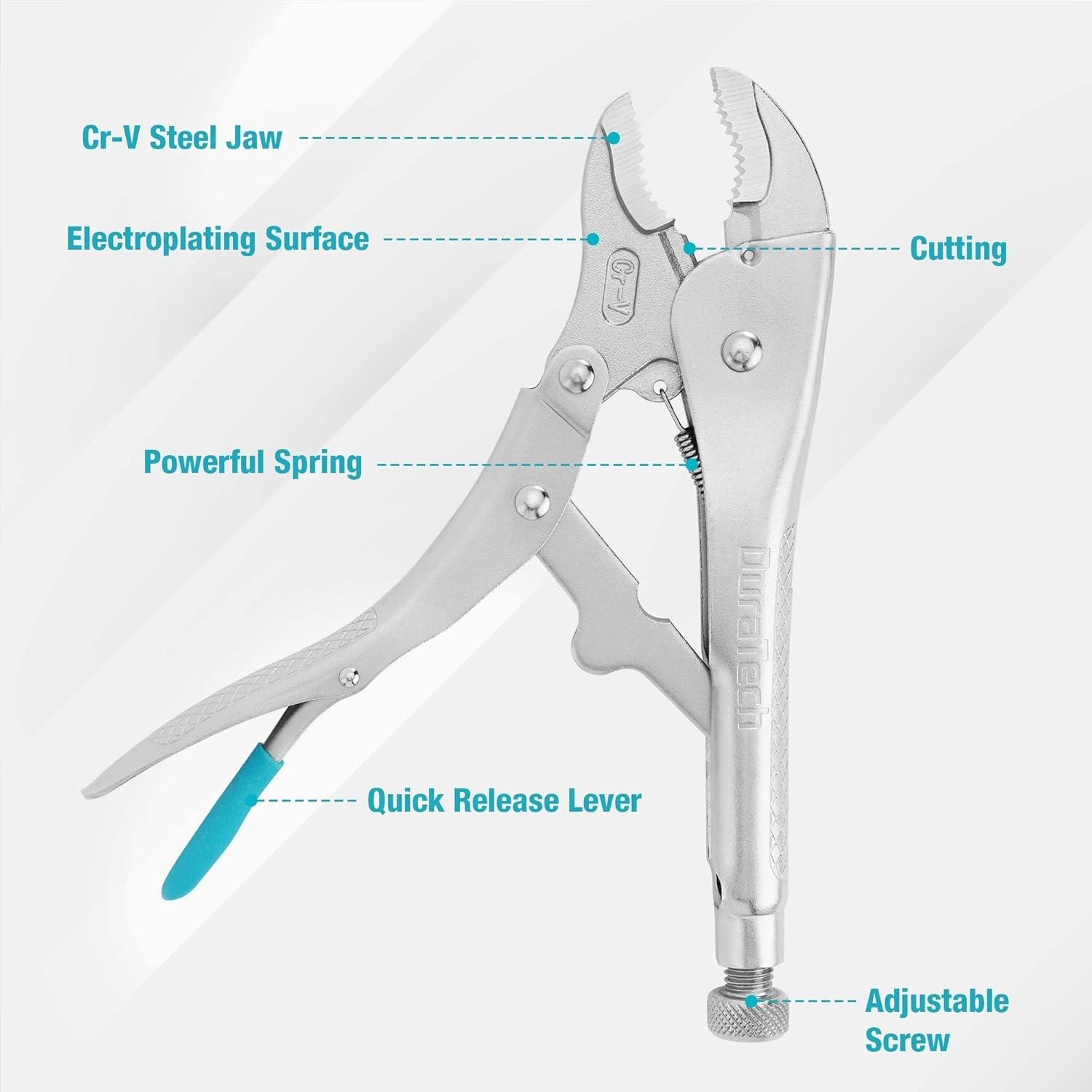 Malco LP10WC Locking Pliers With Wire Cutter 10"