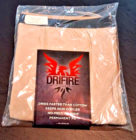 DriFire Silkweight Long Pants XL Desert Sand ­ Tactical Base Layer – New !