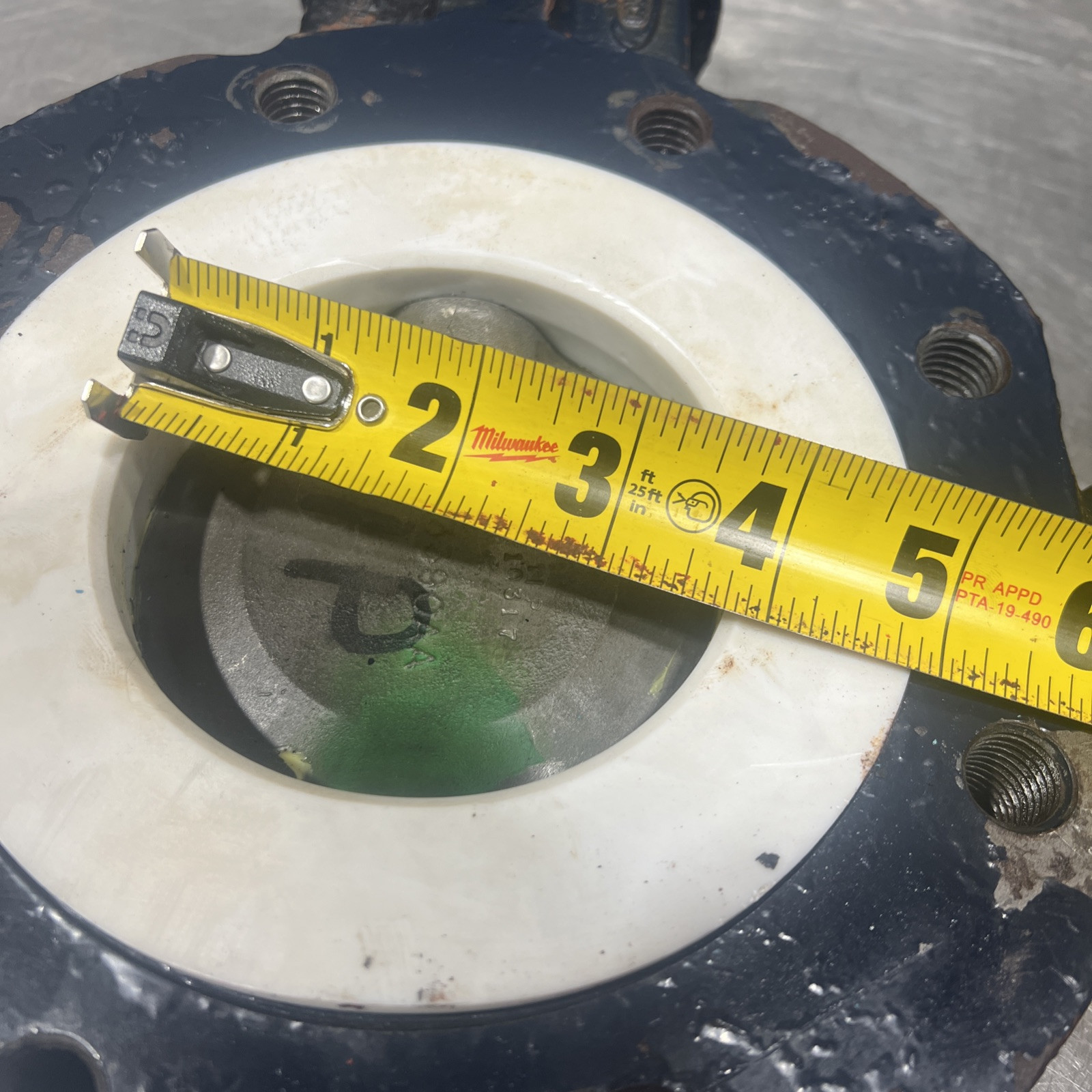 Durco / Flowserve Butterfly Valve BTL 489V Nos Surplus