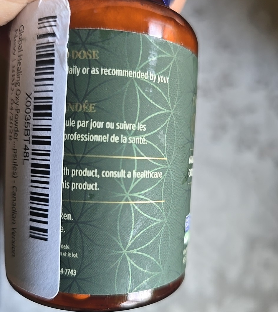 2x Oxy-Powder Natural Digestive Cleanse Constipation Bloat Relief 60ct BB 2028