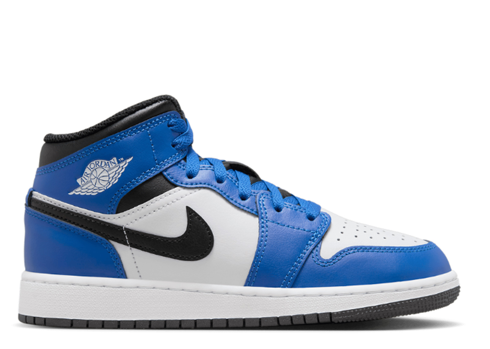 Nike Air Jordan 1 Retro Mid GS Game Royal Blue White DQ8423-402 Kid's Women's
