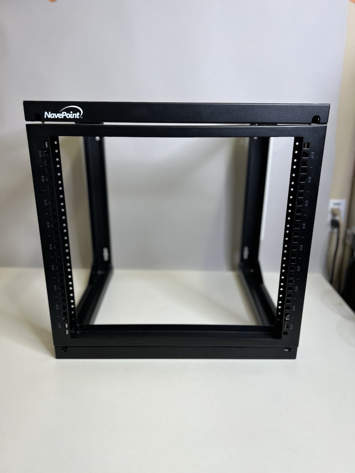 NavePoint Server Rack with Swing Gate -  Wall Mount Rack for 19 Inch IT