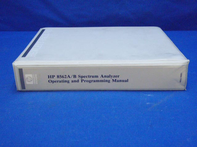 HP 8562A/B Operating & Programming Manual