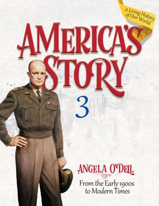 New Master Books AMERICA'S STORY 3 Student Text Homeschool Grade 3-6 O'Dell