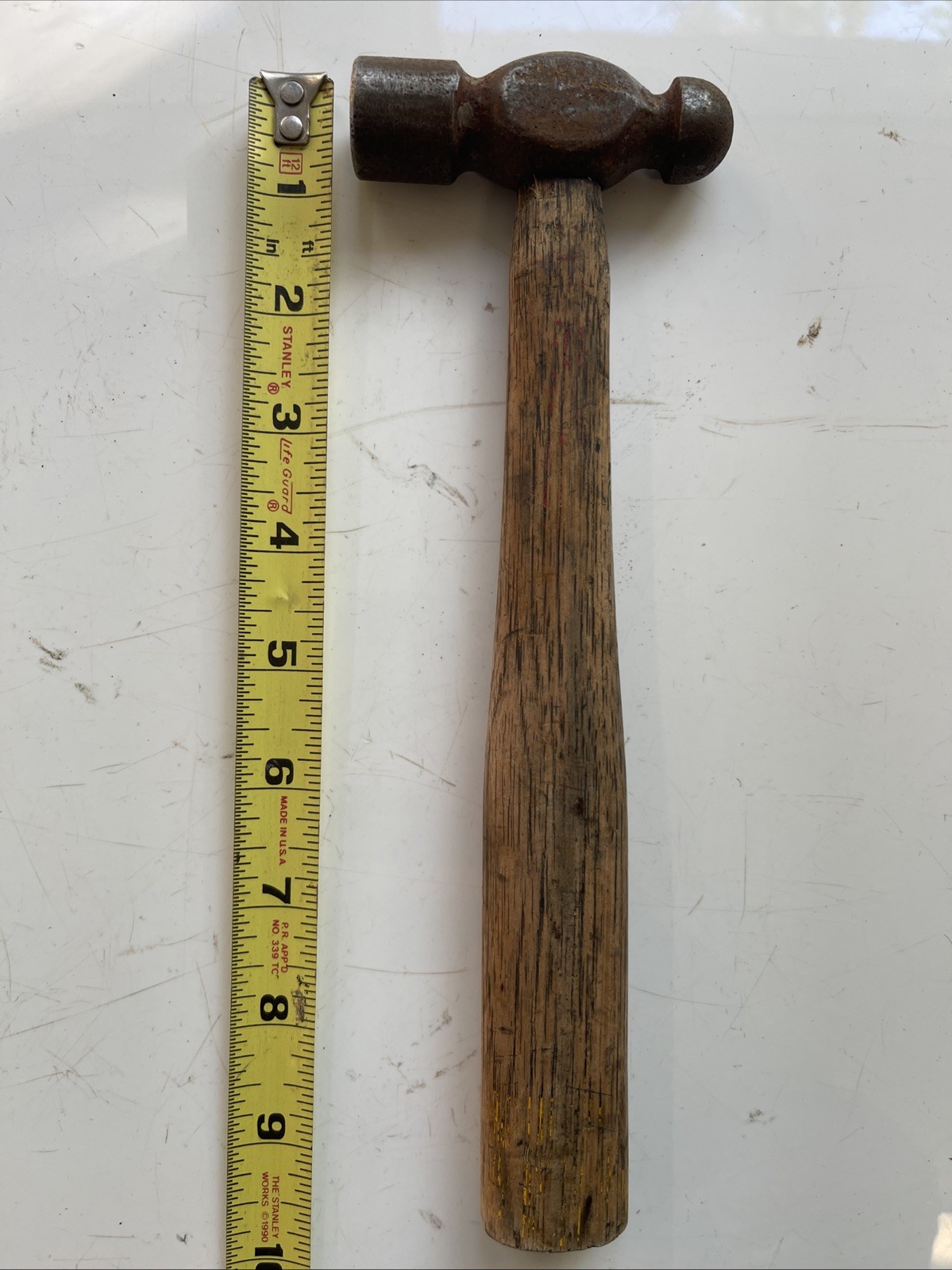 VTG Vintage Bond Small Ball Peen Hammer 9.5” Made In USA