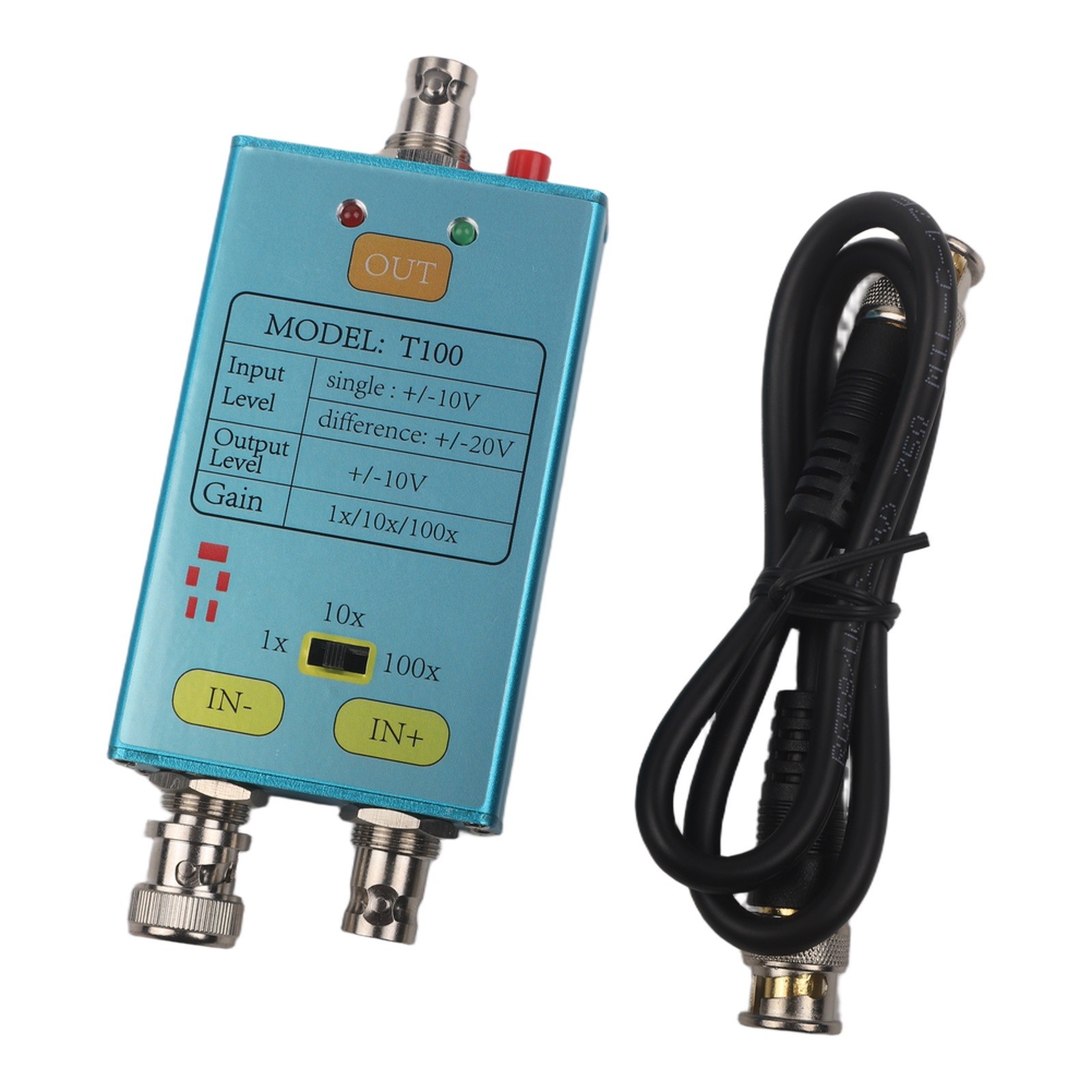 Battery Powered Differential Probe Single Ended Input Impedance Maintenance