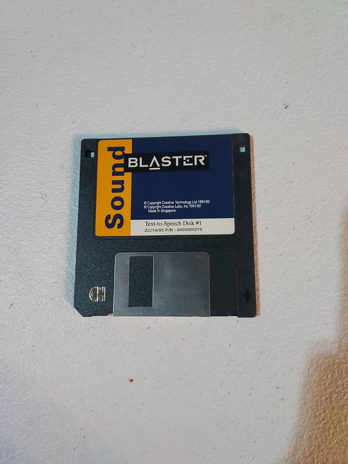 SOUND BLASTER 3.5" Floppy Disk #1
