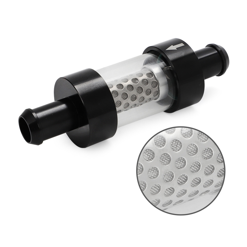 2x 5/8" Universal Filter Inline Heater Core Coolant Filter and Inspection System
