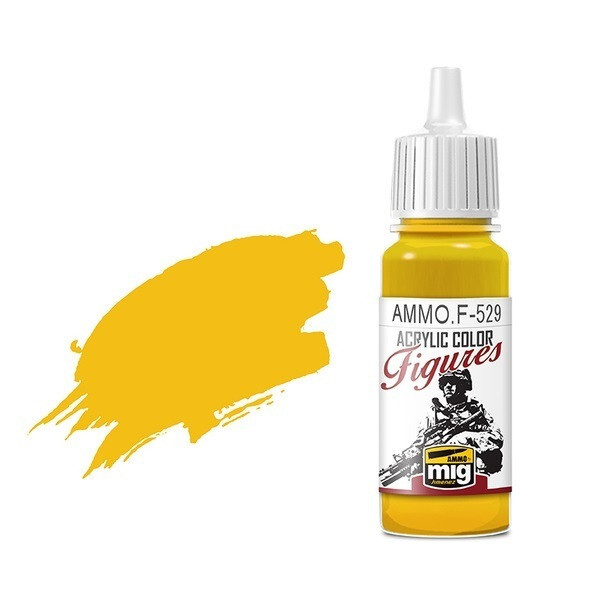 AMMO by MIG Acrylic for Figures - Pure Yellow