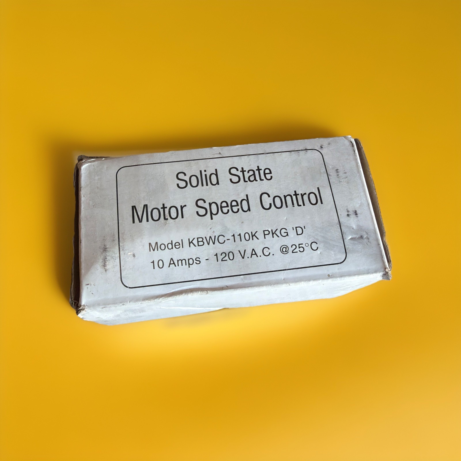 🔥 KB Electronics KBWC-110K Solid State Motor Speed Control ~ 1 Unit🔥