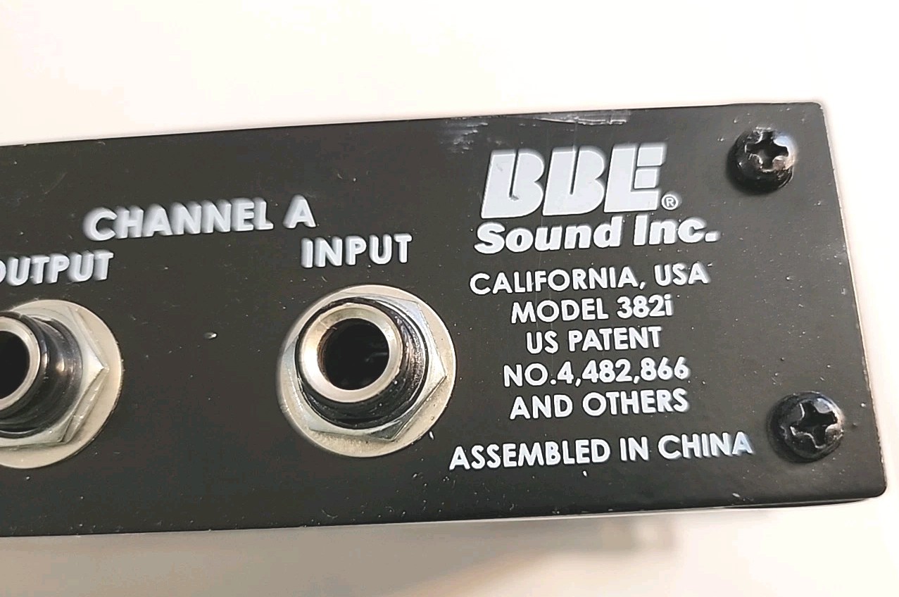 BBE Sonic Maximizer 382i with Power Cord