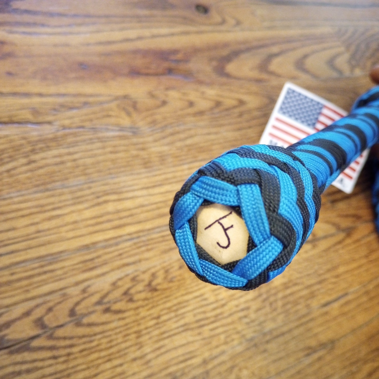 Handmade in USA 7 Foot Braided Paracord Bull Whip