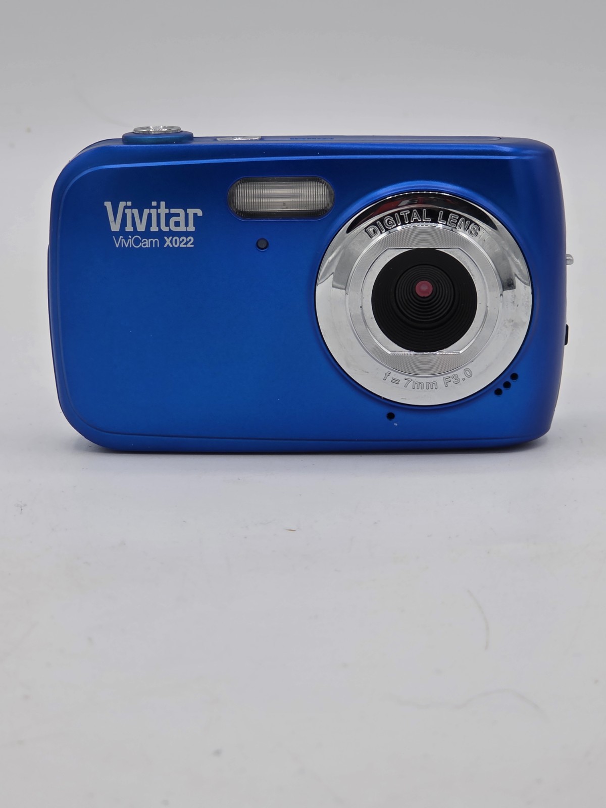 Vivitar ViviCam X022 7mm Digital Lens Portable Camera Blue