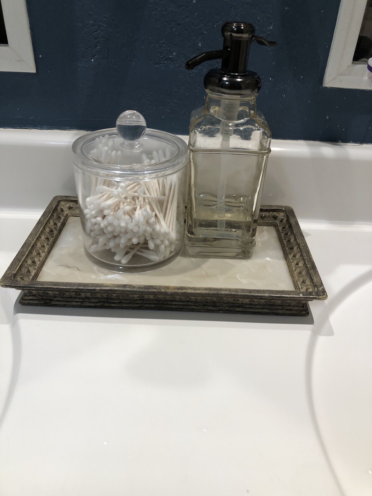 Vintage Marble Tray - Tray Marble