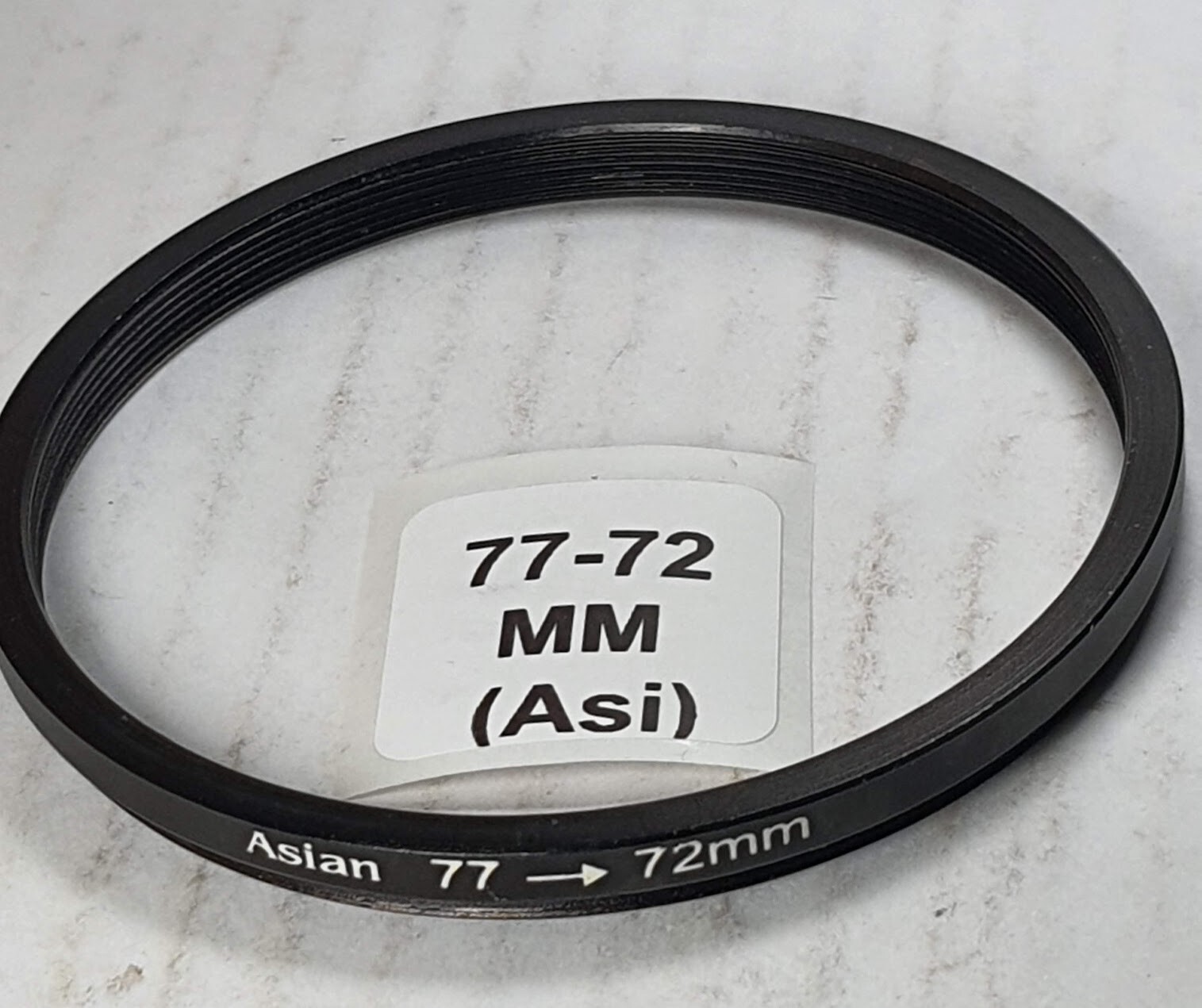 77-72mm Step-Down Metal Lens Filter Adapter Ring 77mm-72mm 77-72 77mm-72 Step