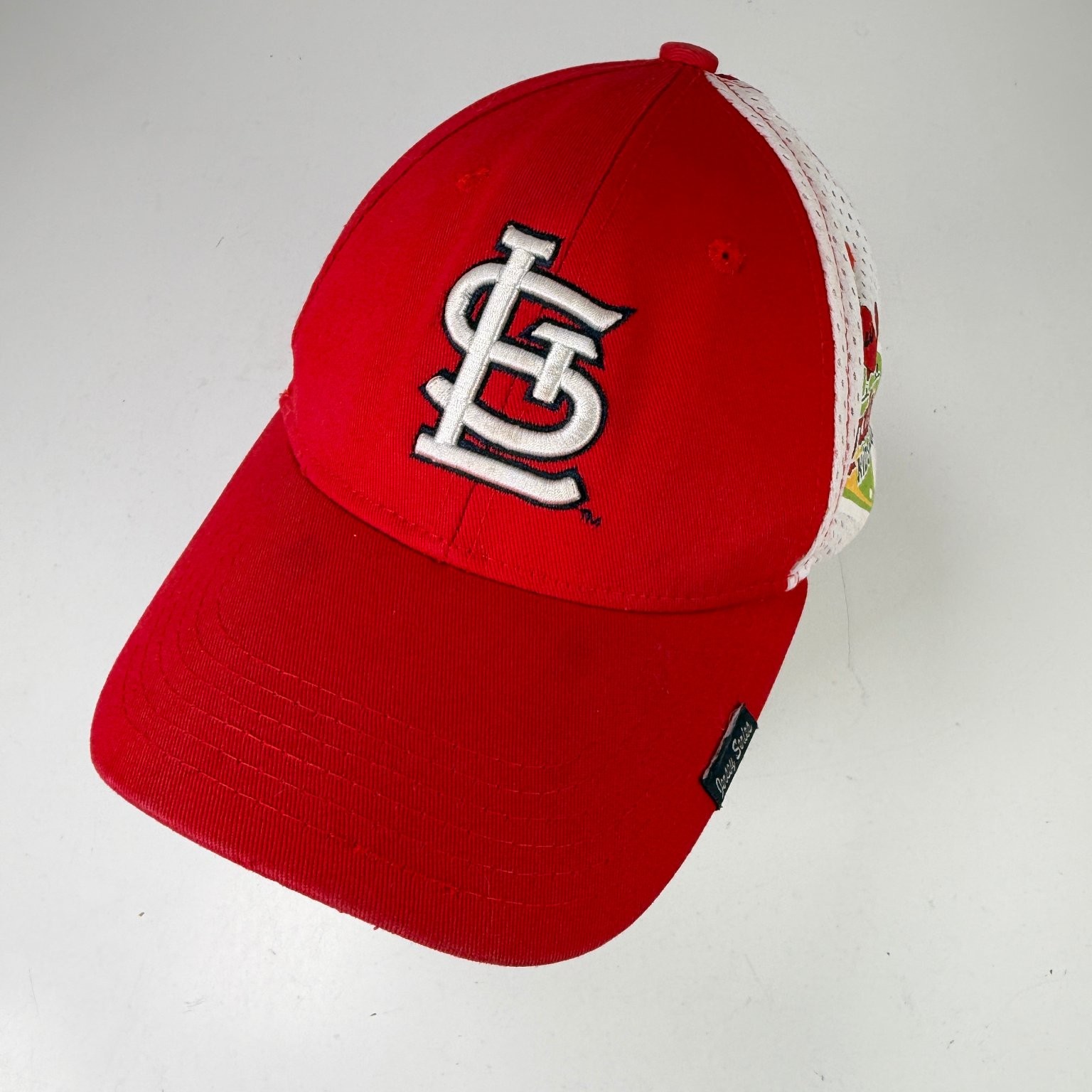 St. Louis Cardinals Boys Hat Red White Mesh Adjustable Baseball Cap Kids Club