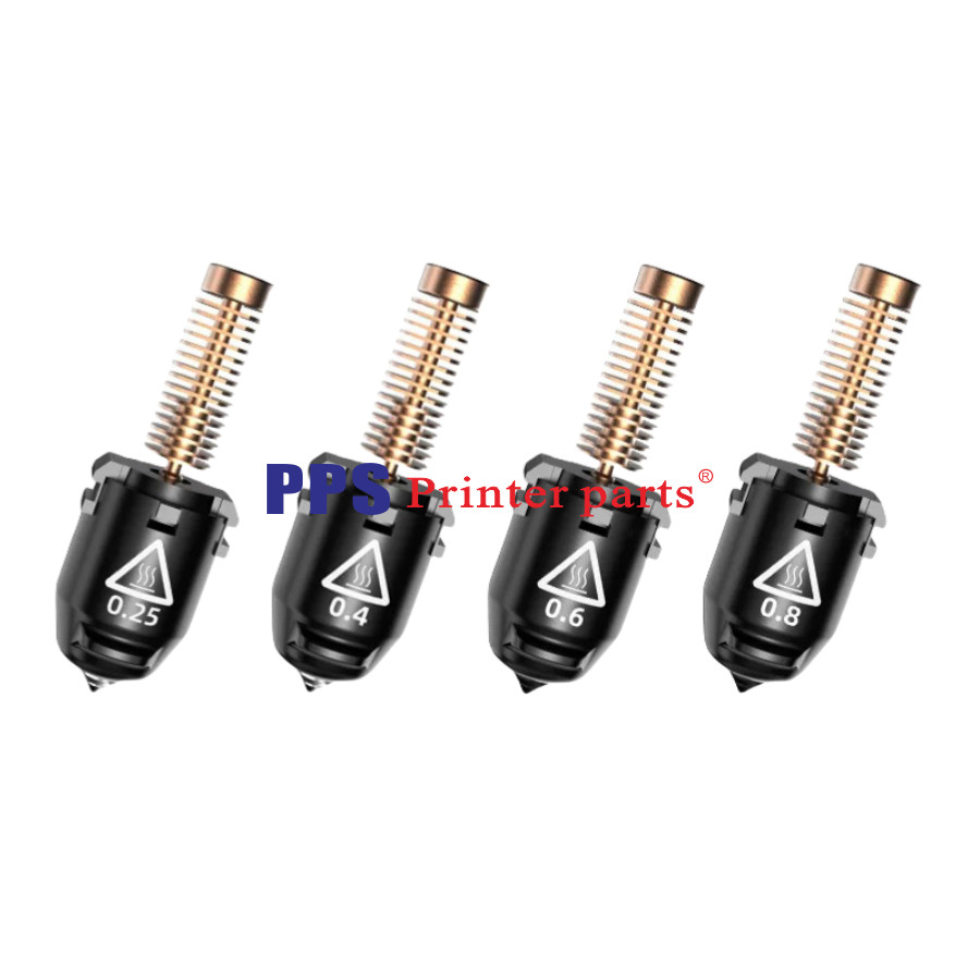 3D Printer Parts 0.25/0.4/0.8/0.6mm Extruder Nozzle For Flashforge AD5M/AD5M Pro
