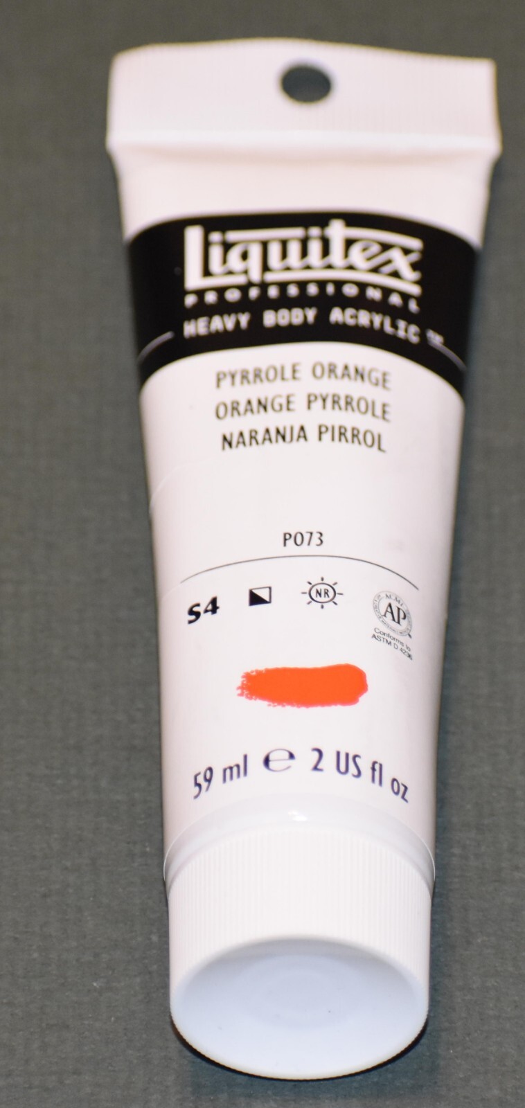 PYRROLE ORANGE - Liquitex Heavy Body Acrylic Paint 2 oz Tube - 56% OFF $13.55