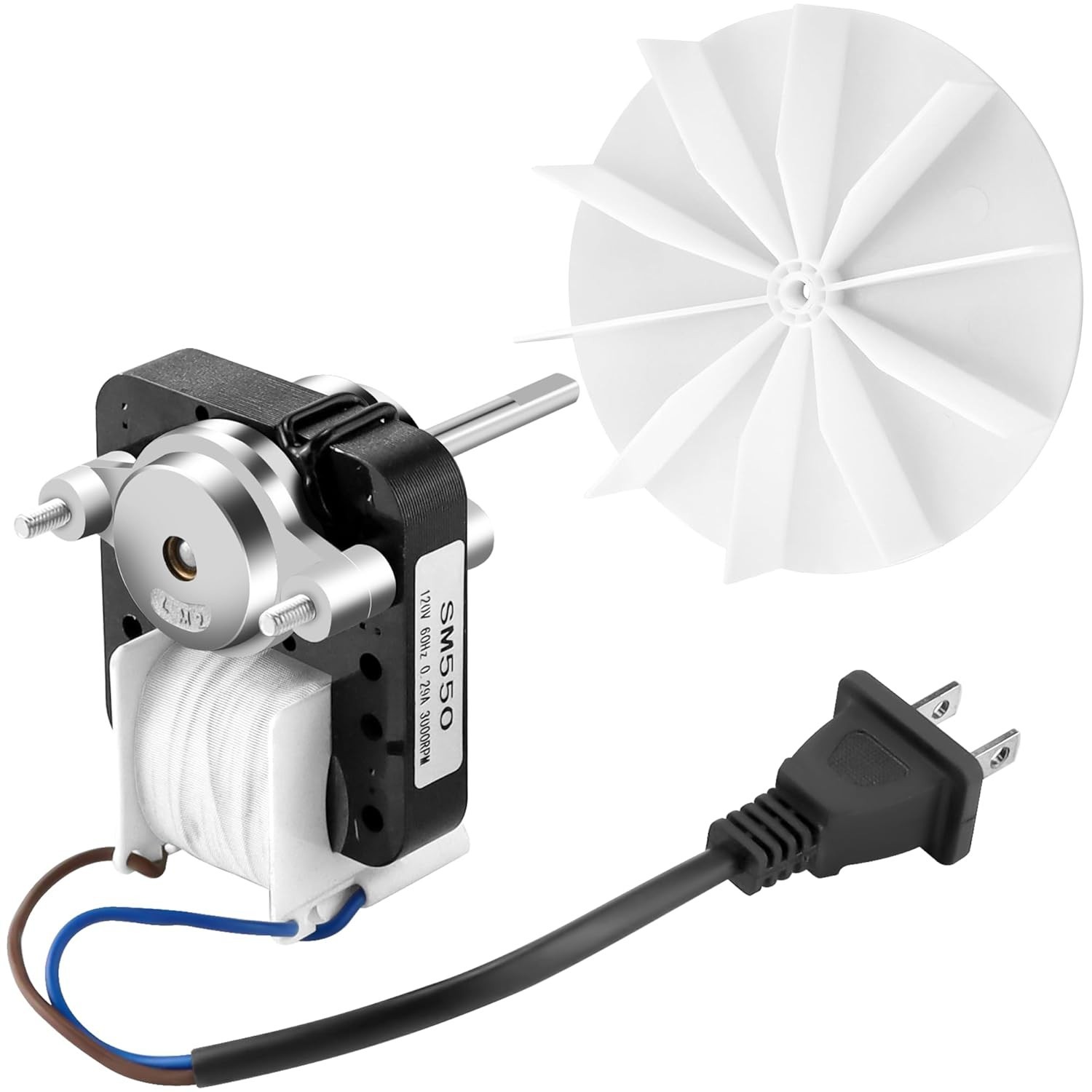 High-Quality SM550 Bathroom Fan Motor Kit - Quiet & Reversible Operation