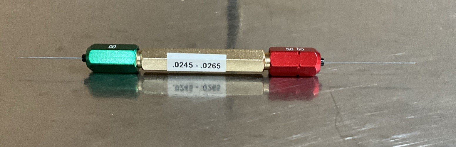 Spi  Gage  Go No Go Pin Gauge       .0245 - .0265