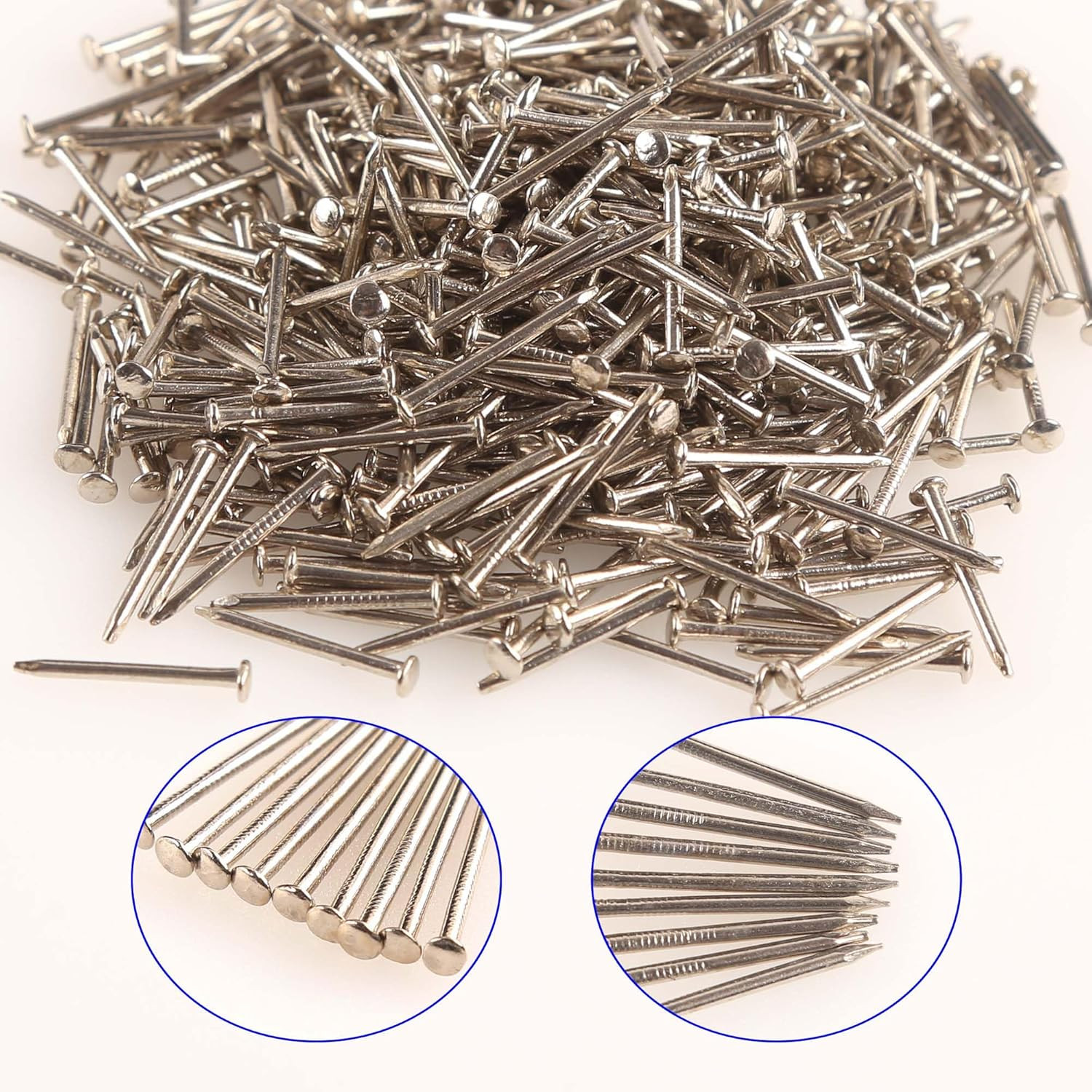 500pcs Small Nail Round Head Tiny Nails String Art Nails Hand-Made Hardware A...