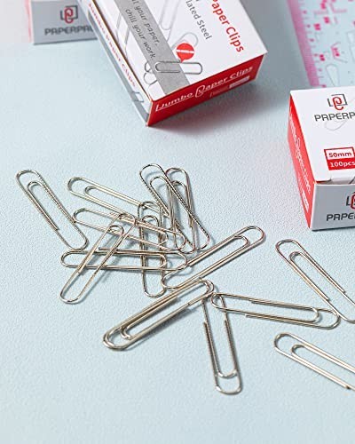 Jumbo Non-Skid Paper Clips 2" Silver Bulk Pack 1000 Count
