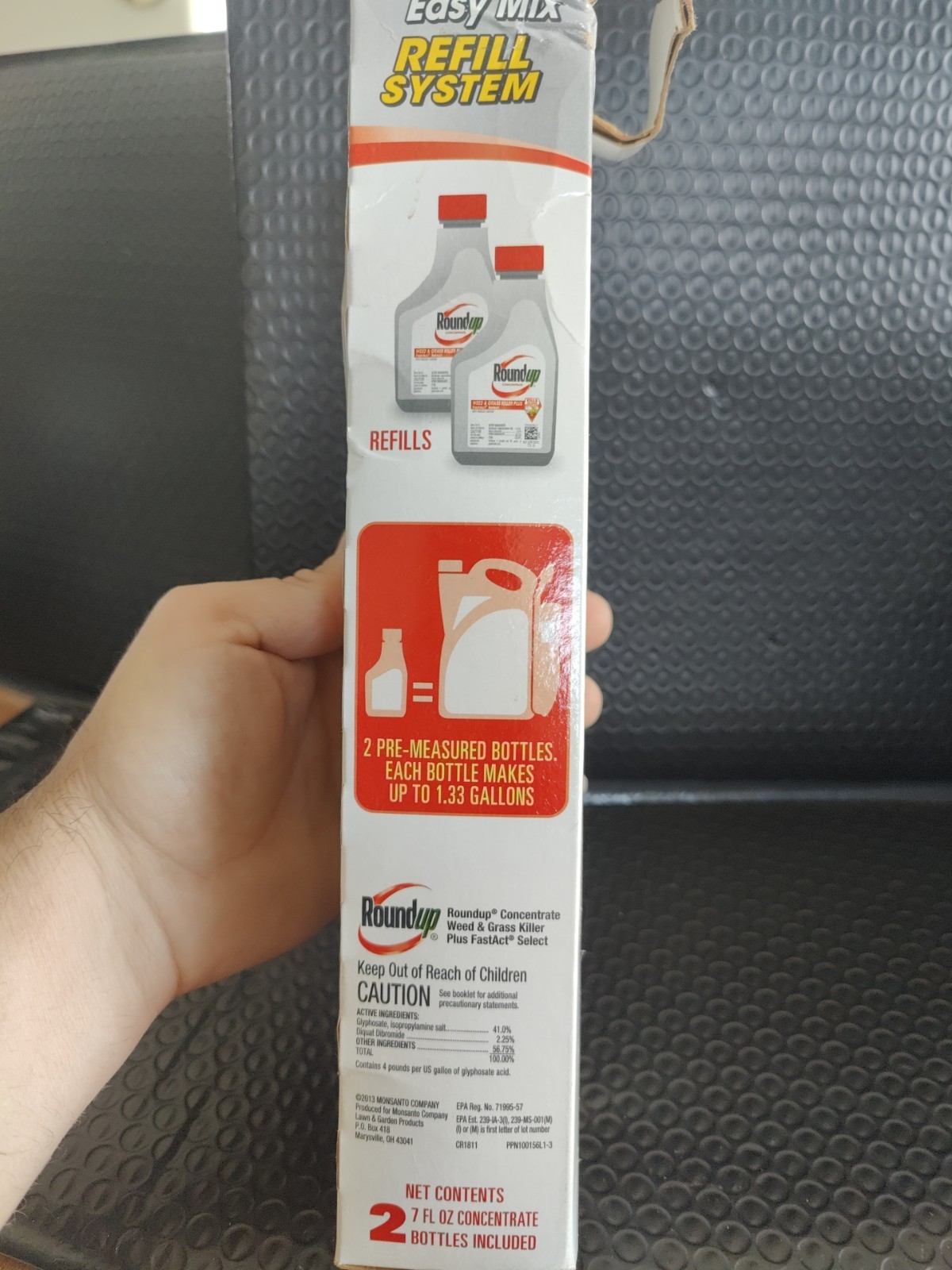 2 Pack Roundup Concentrate Weed and Grass Killer, 7 Fl. Oz. *