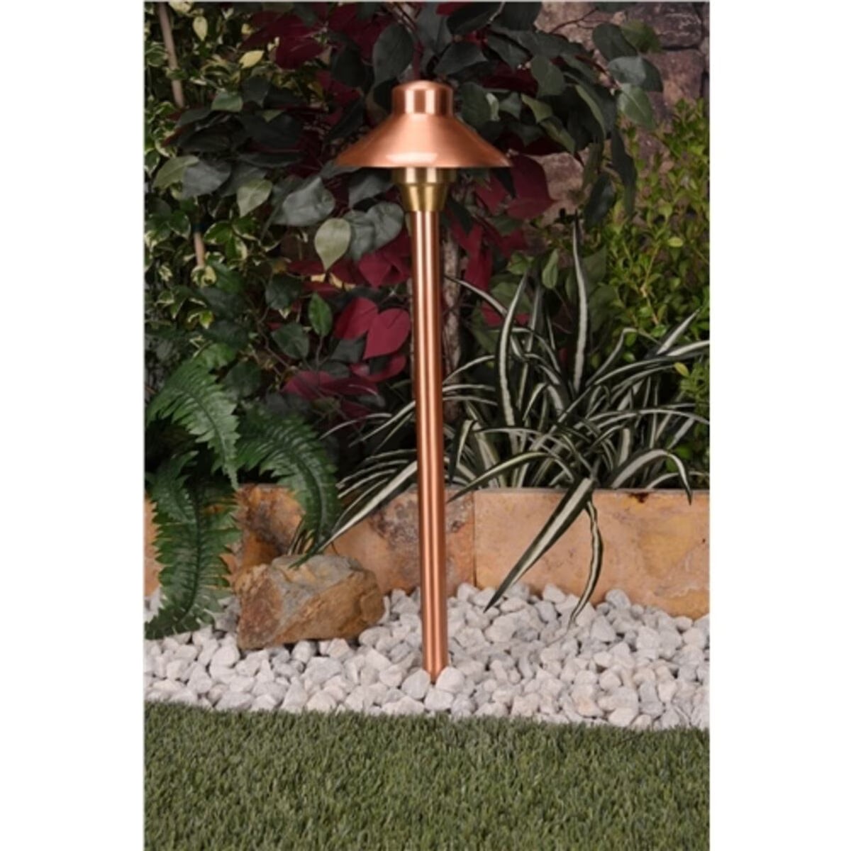 Unique Illuminator 6" Path Light 18" Copper No Lamp