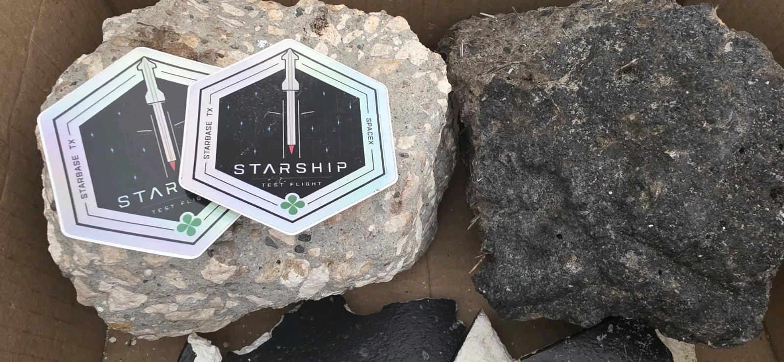 Space X Starship S20 Heat Tiles And Launchpad Concrete & Fondag Layers