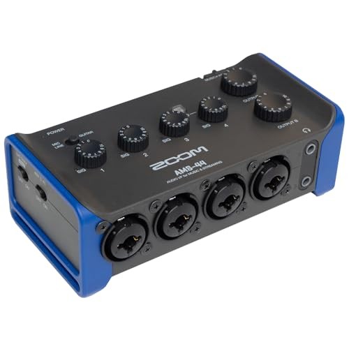 Zoom AMS-44 4IN/4OUT Audio Interface USB Recording Studio Equipment Mixer