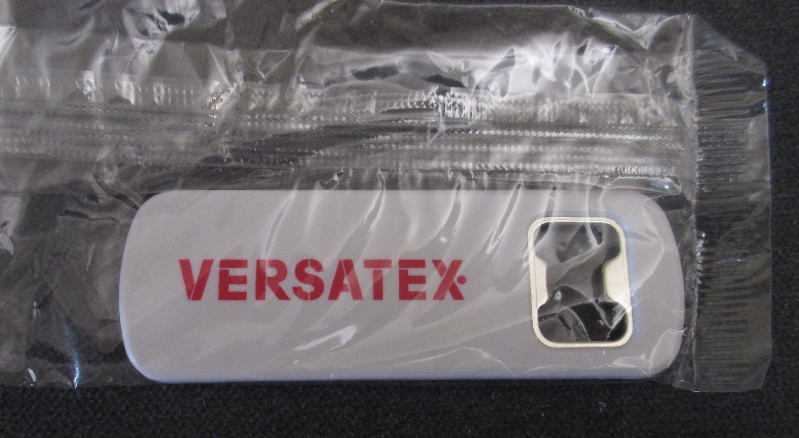 VERSATEX Promotional Bottle Opener 4" long - NEW in Package     dxd