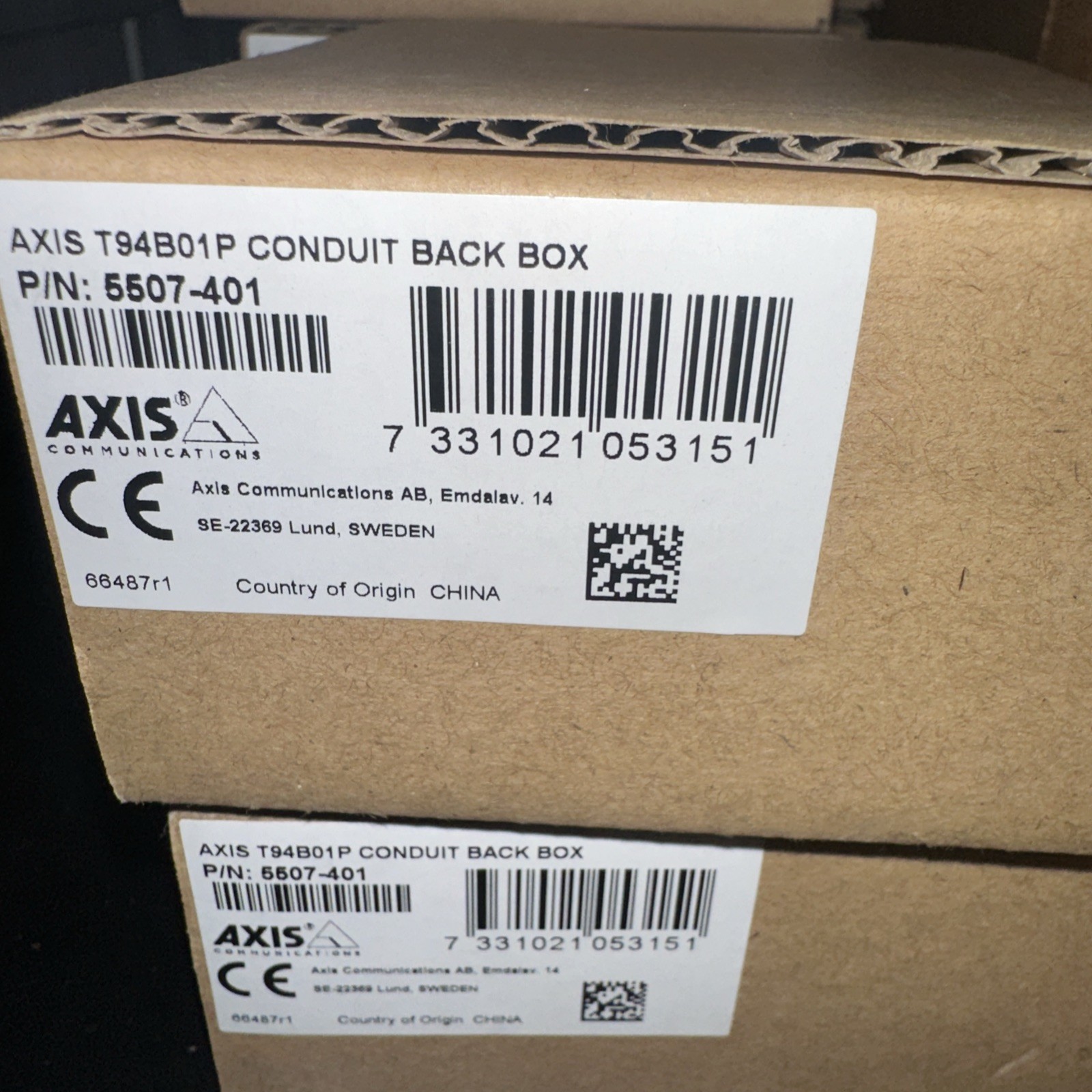 Axis T94B01P Conduit Back Box 5507-401 (NEW)
