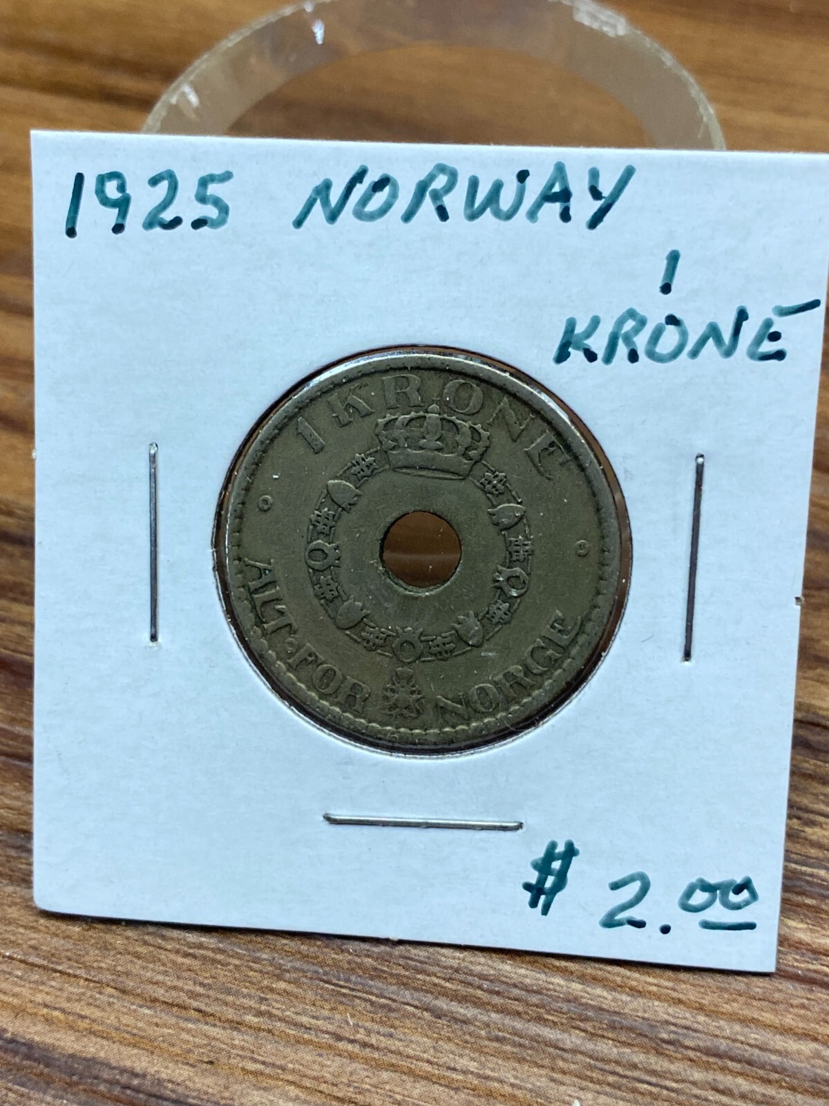 STORAGE UNIT FIND 1925 Norway 1 Krone Coin