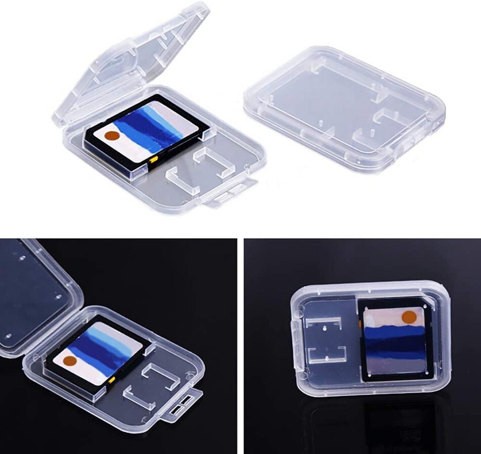 20Pcs Case Holder for Micro SD SDHC Memory Card Box Storage Hard Plastic N865