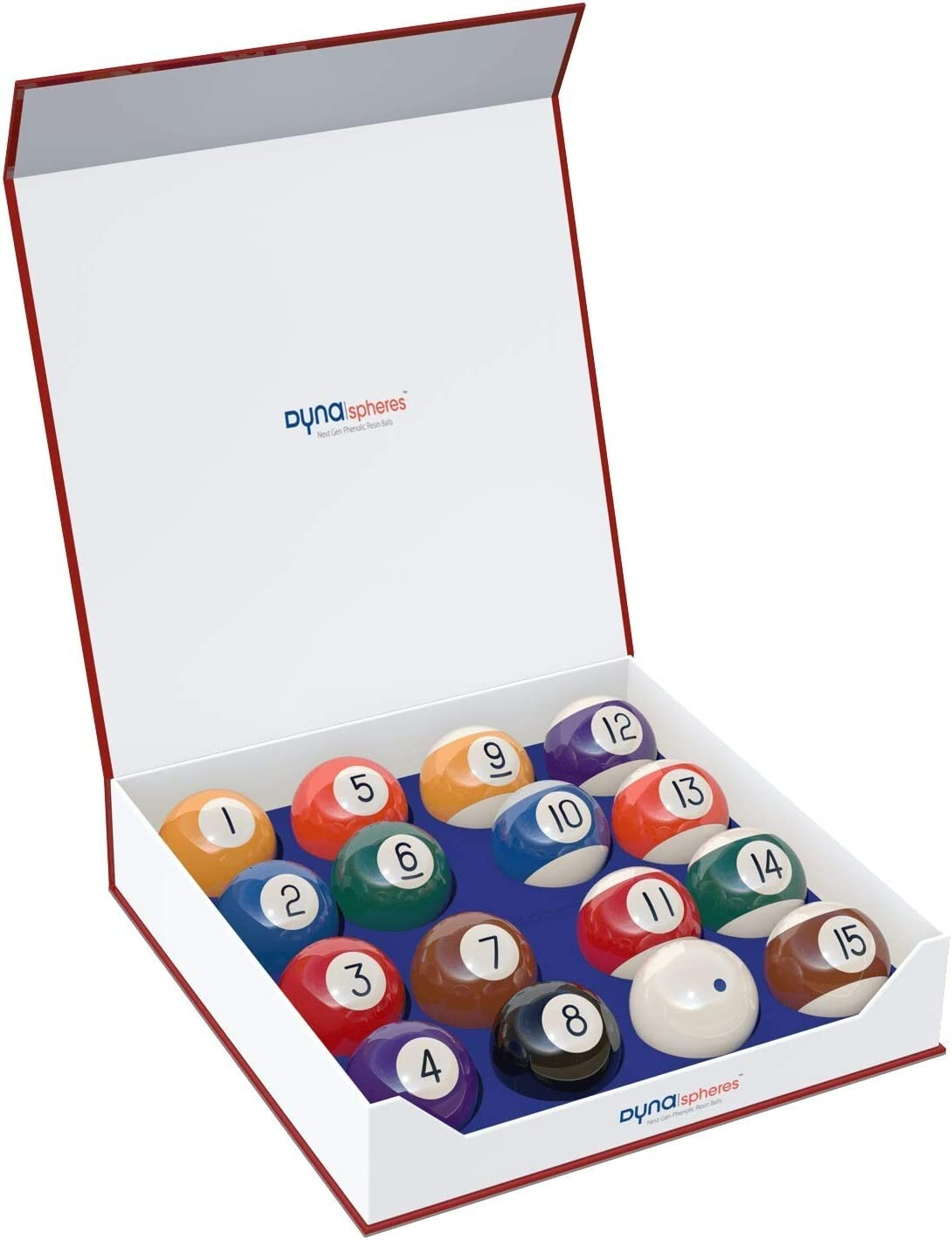 Dynasphere Gold Pool Balls Complete Pool Ball Set