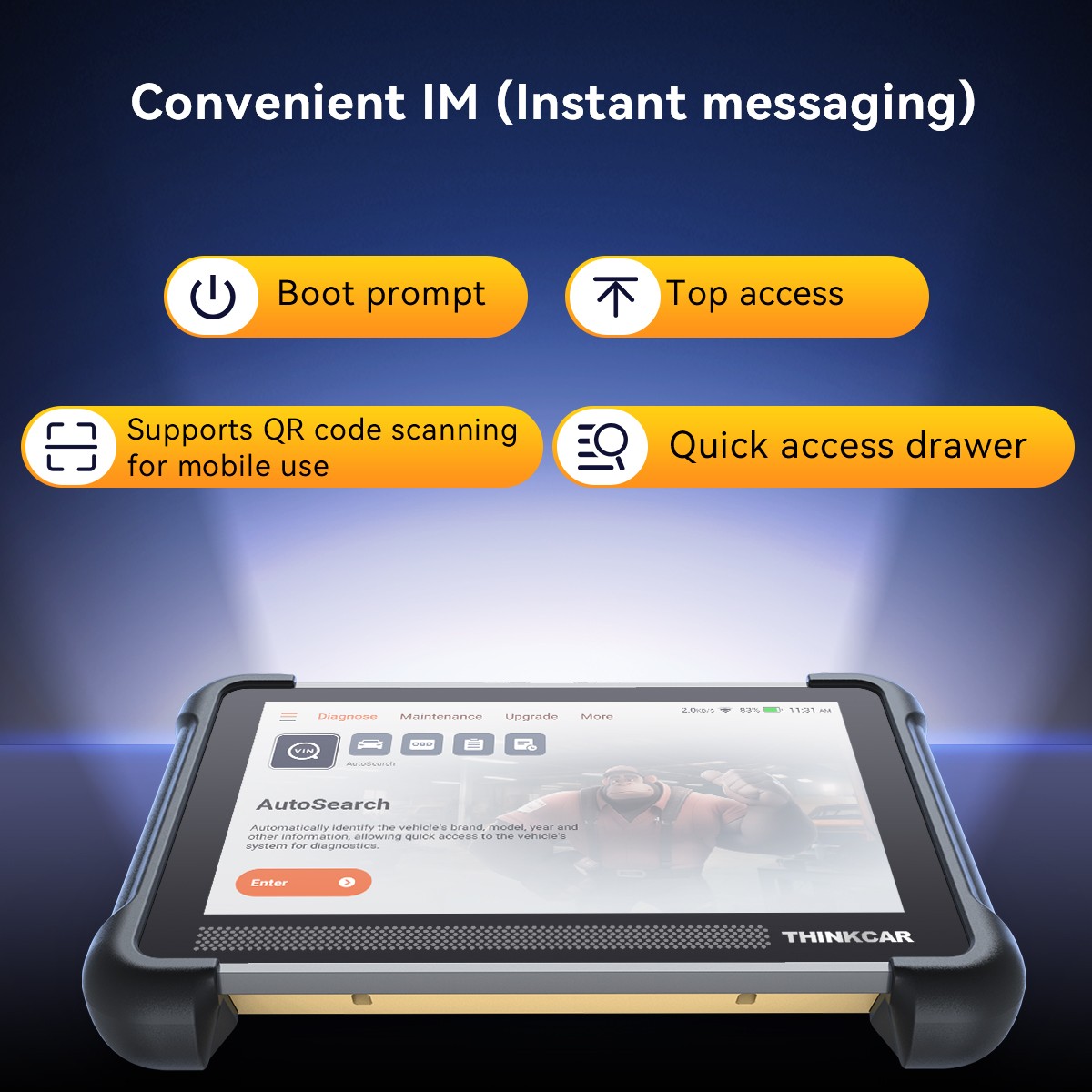 ThinkScan 672 Lifetime FREE Update Scanner All System Diagnostic Bidirectional