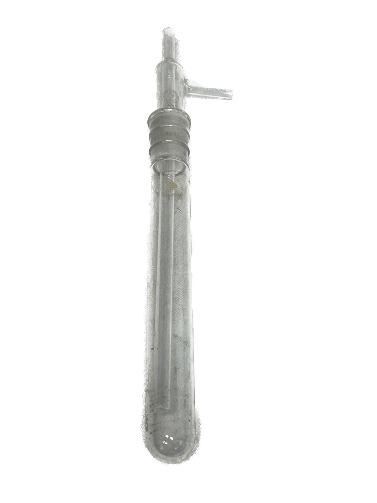 ACE GLASS 24/40 Glass Separable Vacuum Trap 10mm Stem Hose 13”OAH 8753-06 B