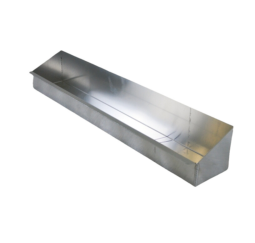 12-Quart Aluminum Wall-Mount Liquid Storage Shelf for Race Trailer Garage Shop